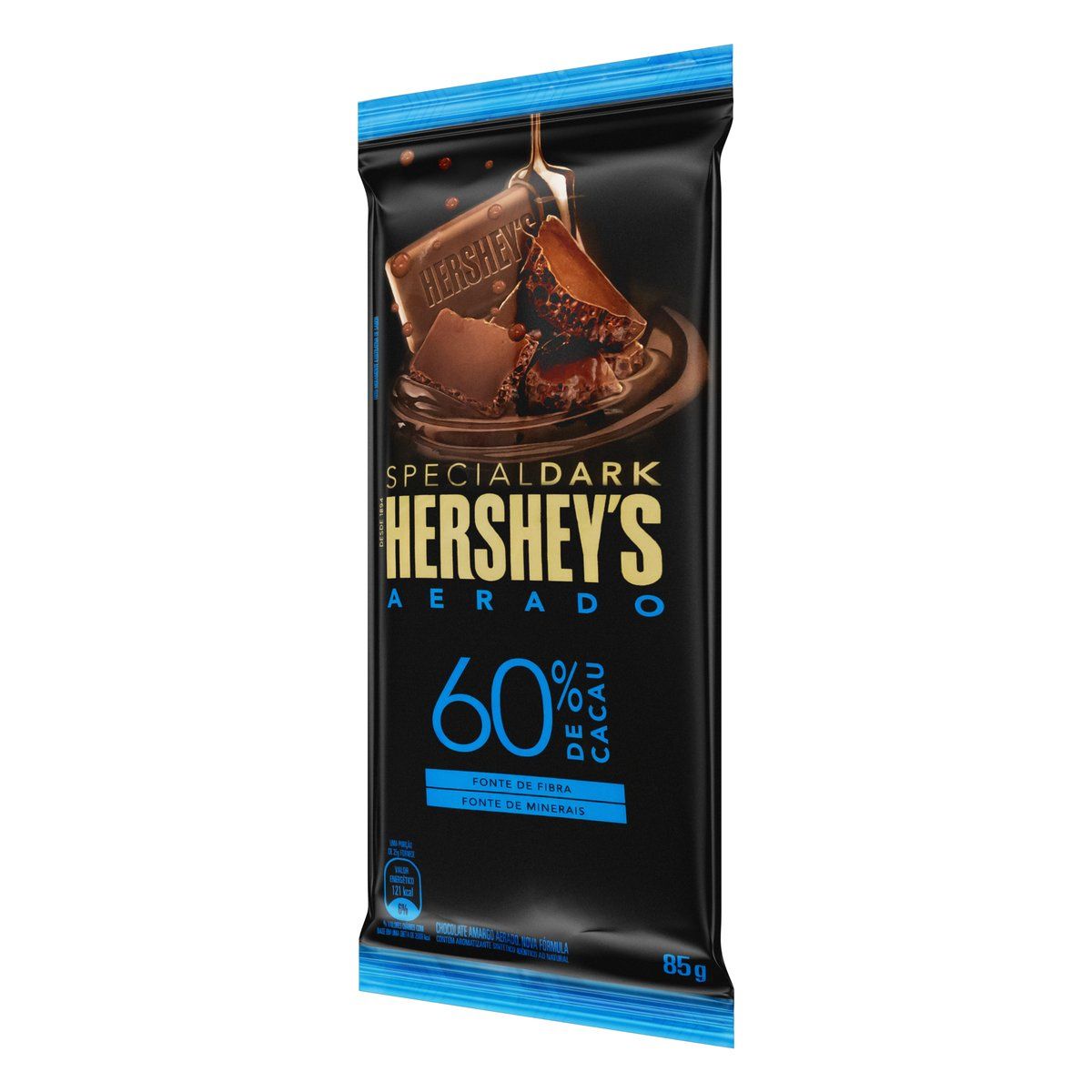 Chocolate Hershey's Aerado 60% Cacau 85g image number 2