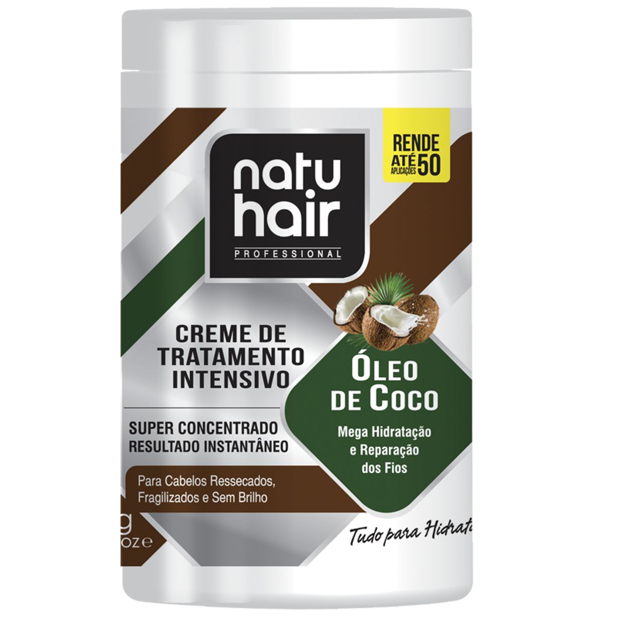 Creme Natu Hair Tratamento Intensivo Óleo de Coco 1kg