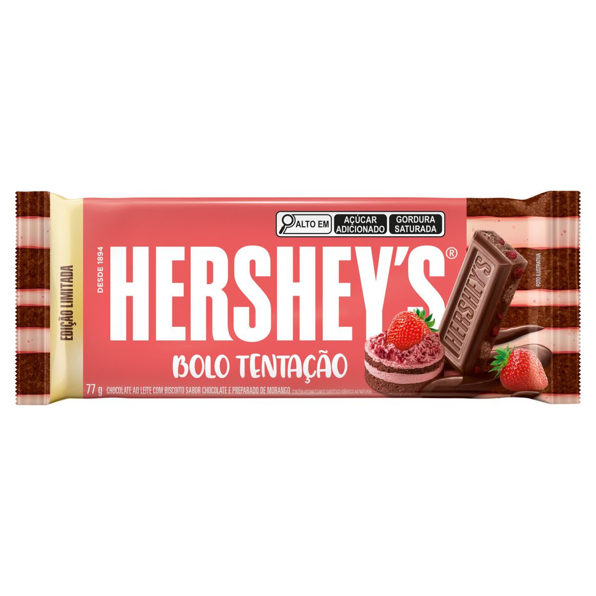 Chocolate Hershey's Bolo Tentação 77g image number 0