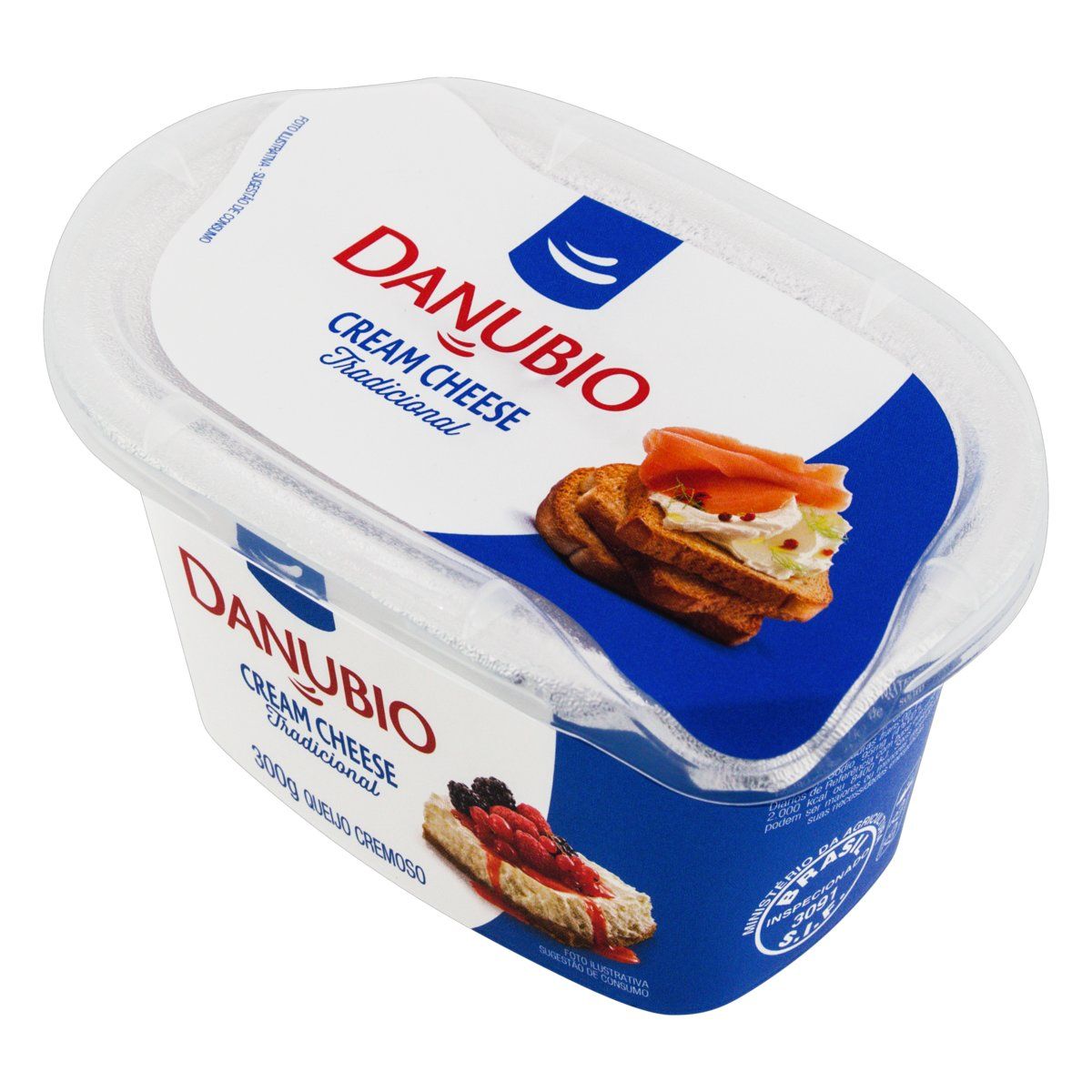 Cream Cheese Tradicional Danubio Pote 300g image number 3