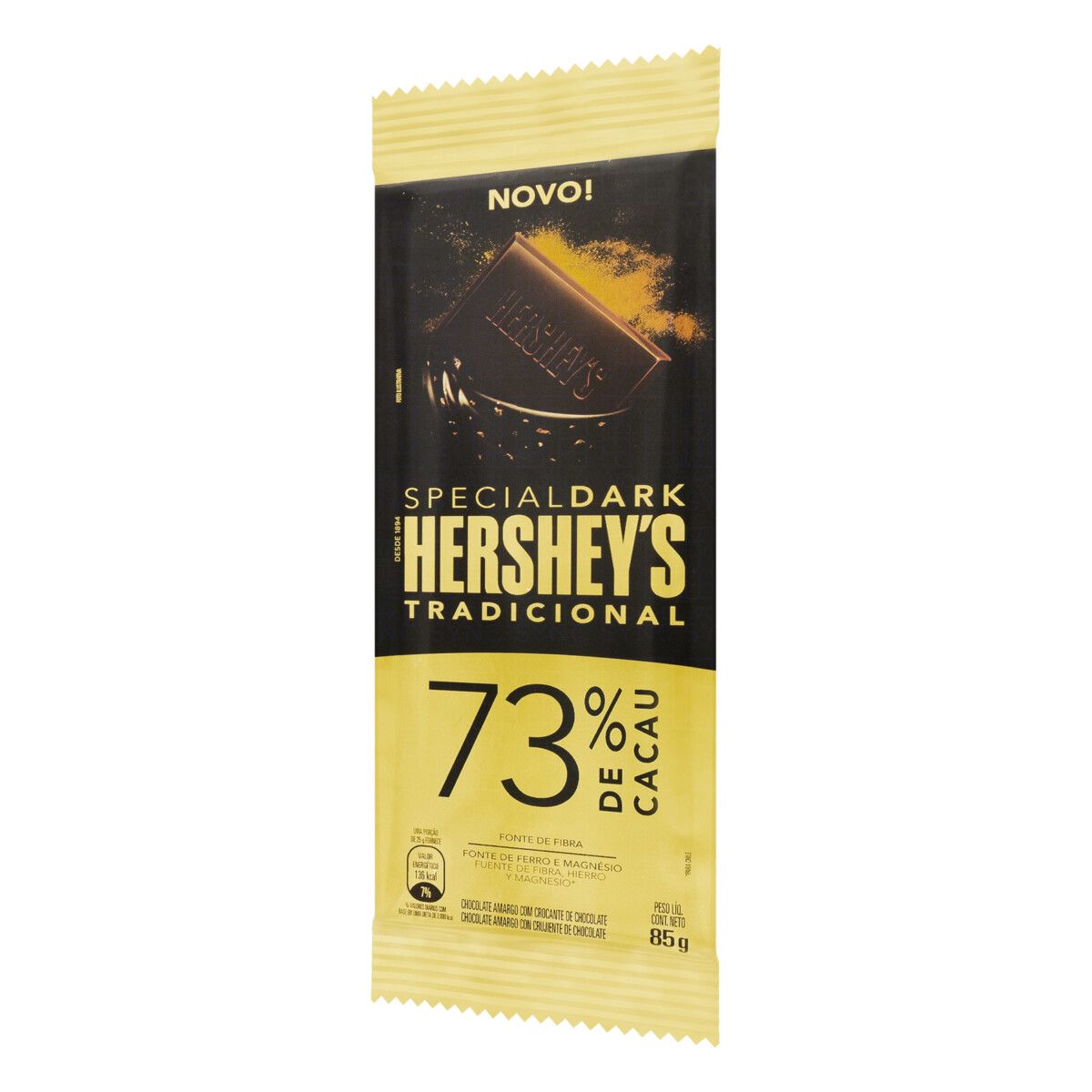 Chocolate Hershey's Tradicional 73% Cacau 85g image number 4