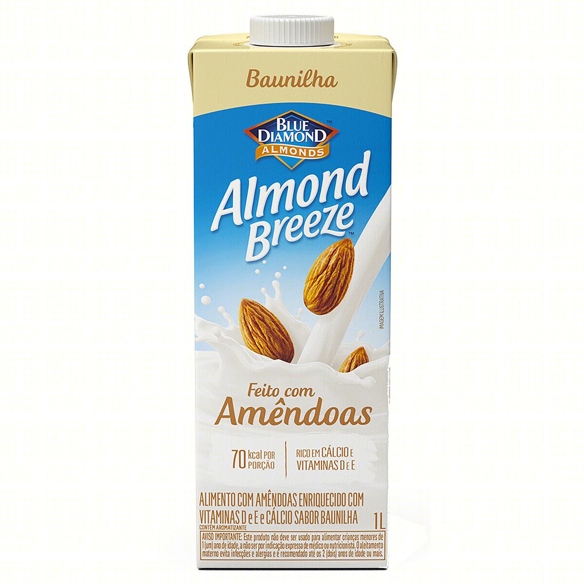 Alimento Almond Breeze com Amêndoas Baunilha 1l