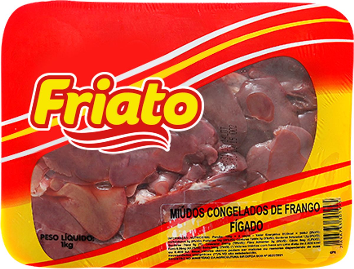 Fígado de Frango Congelado Friato 1kg