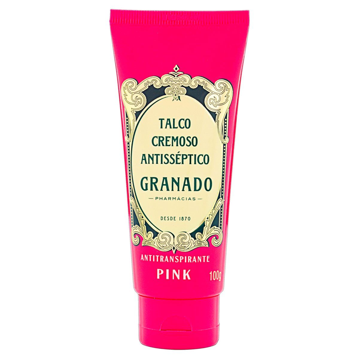 Talco Cremoso Antisséptico Granado Pink Bisnaga 100g image number 0