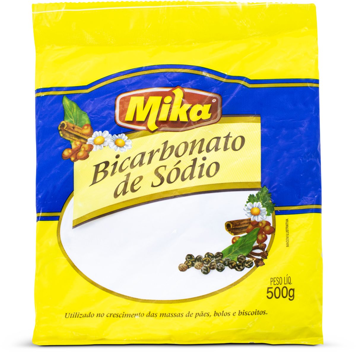 Bicarbonato de Sódio Mika Pacote 500g