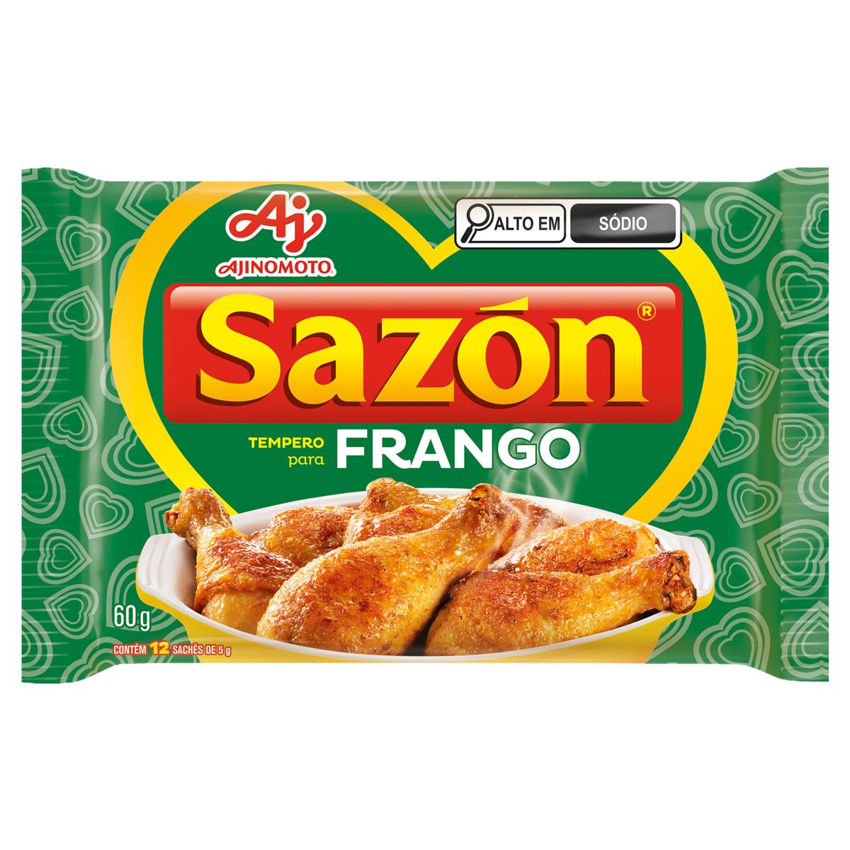 Tempero para Frango Sazón Pacote 60g 12 Unidades image number 0