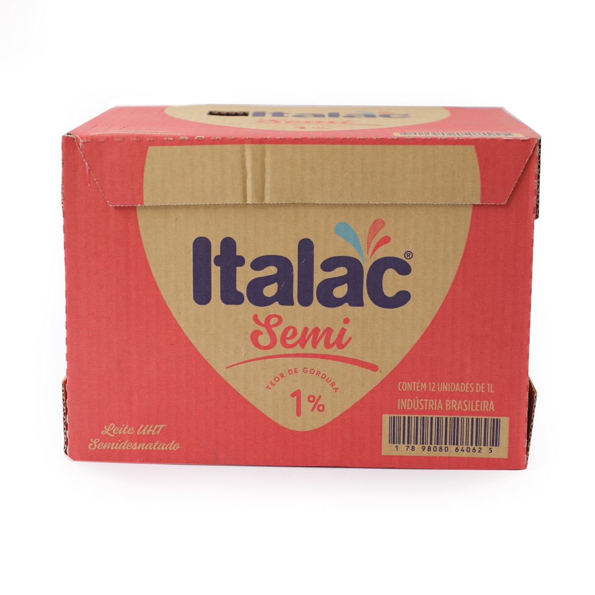 Leite Italac UHT Semi Desnatado 1L (Pack com 12 und)