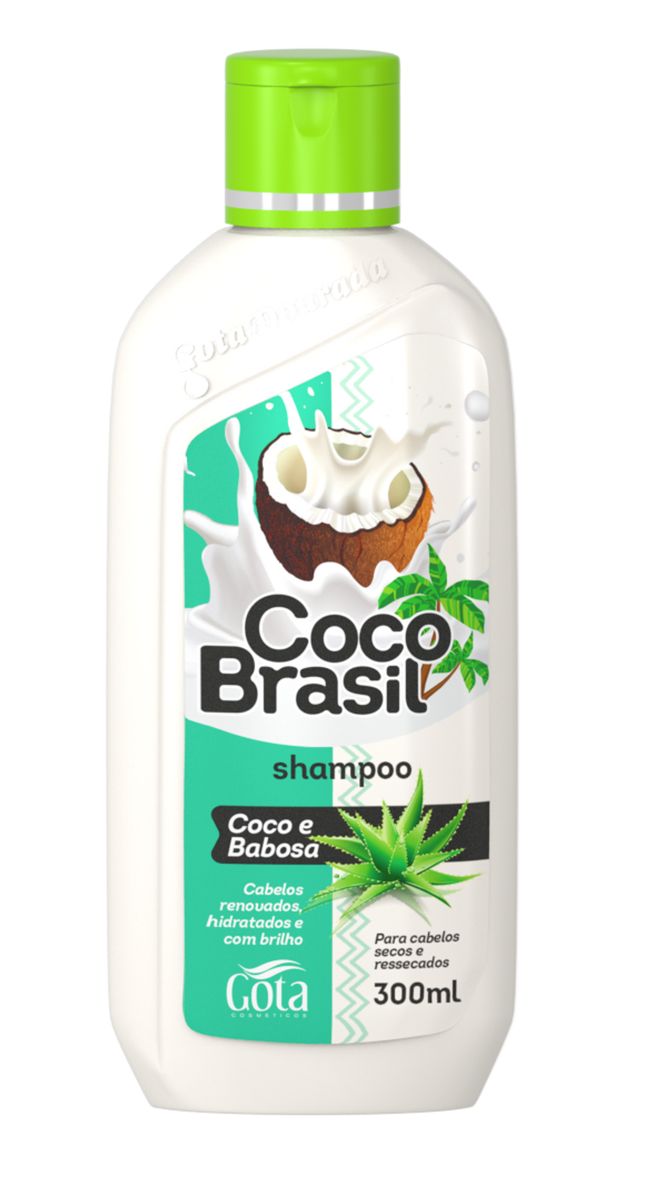Shampoo Gota Dourada Coco e Babosa 300ml