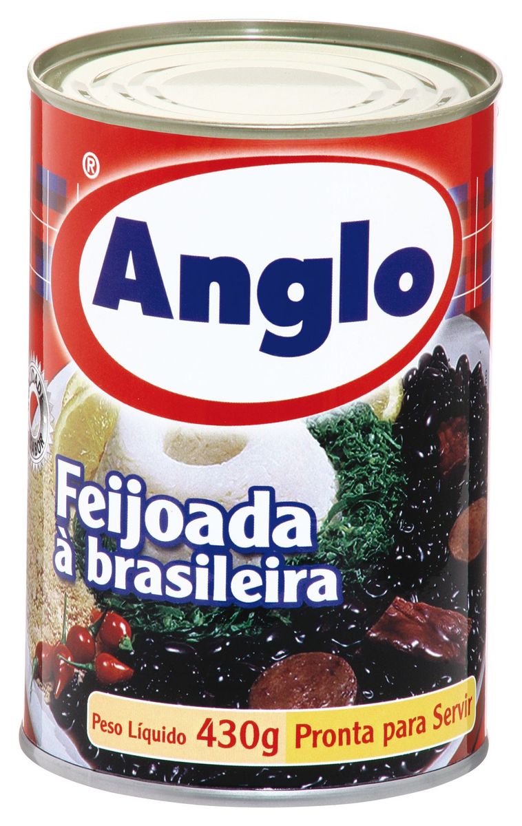 Feijoada Enlatada à Brasileira Anglo 430g