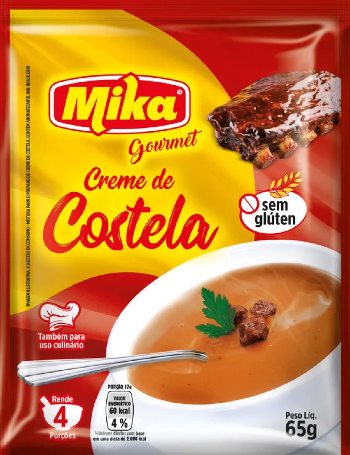 Creme de Costela Mika Gourmet 65g