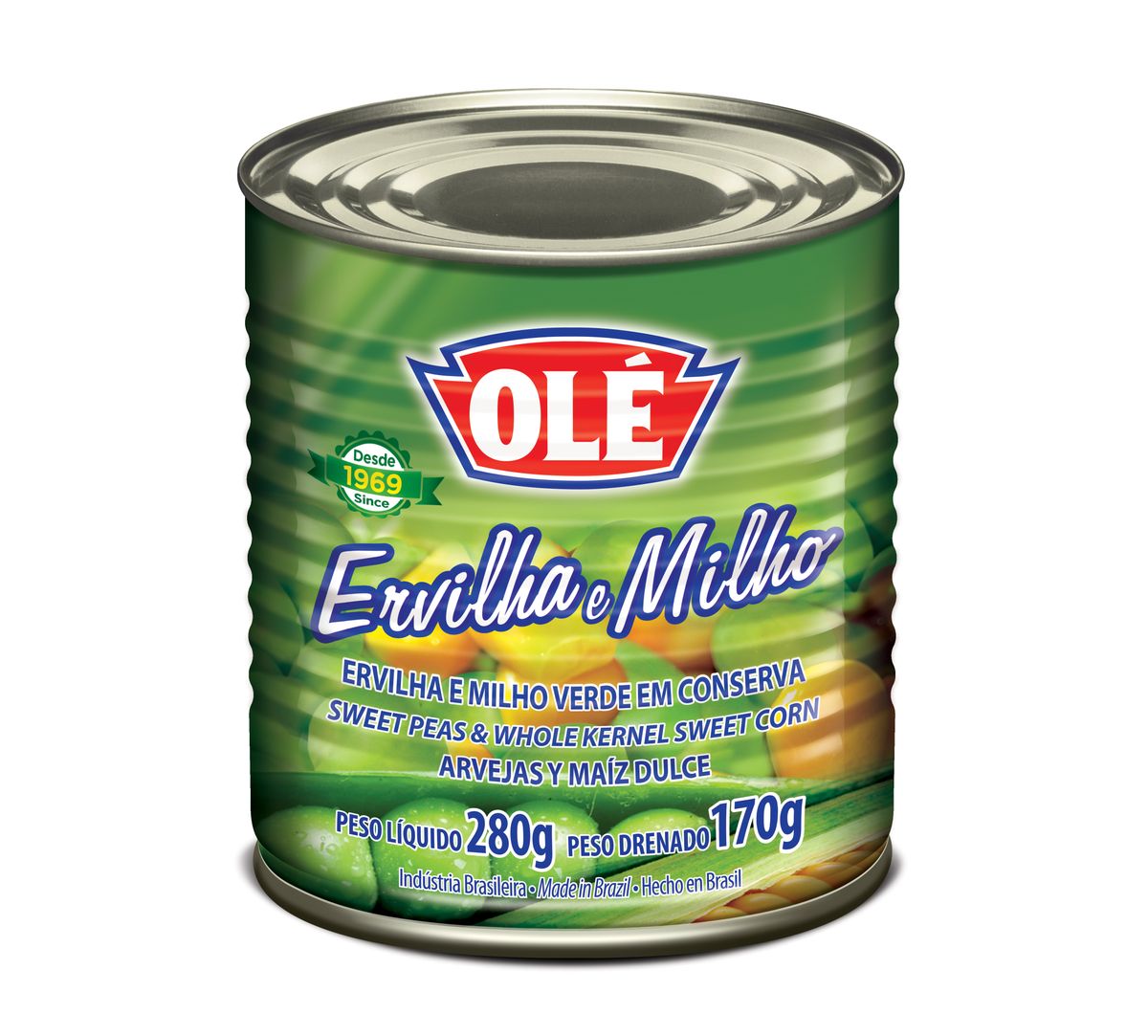Ervilha e Milho Olé Lata 170g