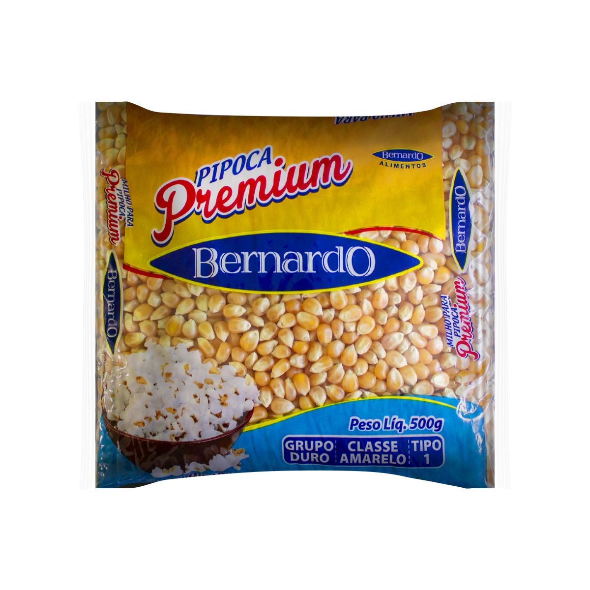 Milho para Pipoca Bernardo Premium 500g