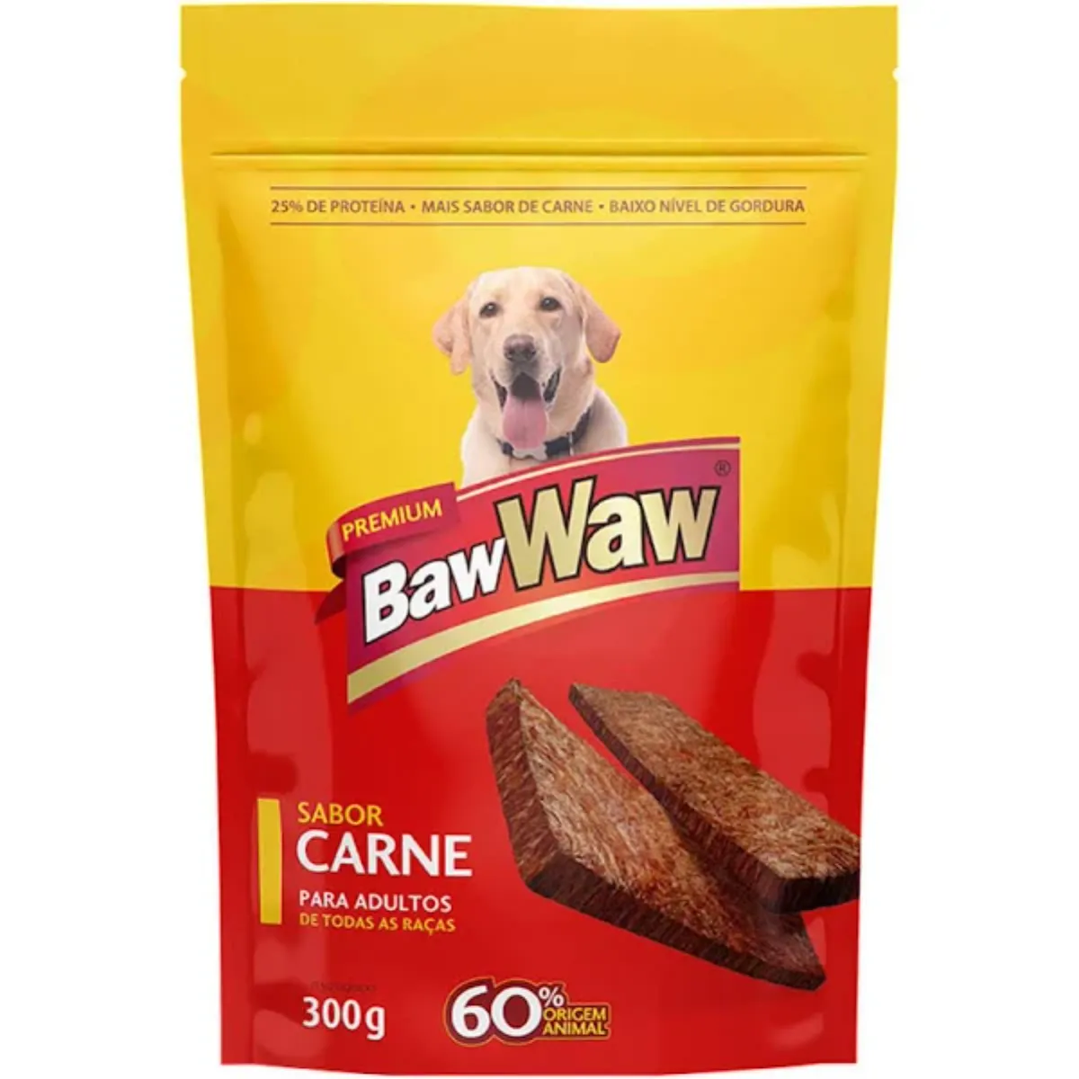 Bifinho para Cães Adultos Baw Waw Carne 300g