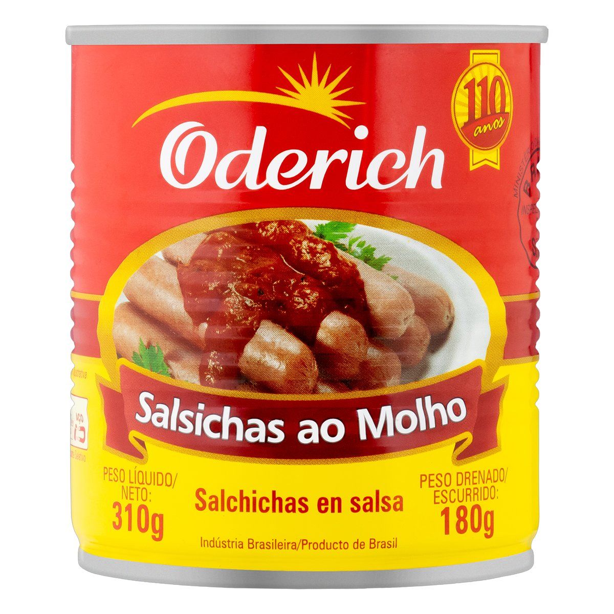 Salsicha Oderich ao Molho 180g