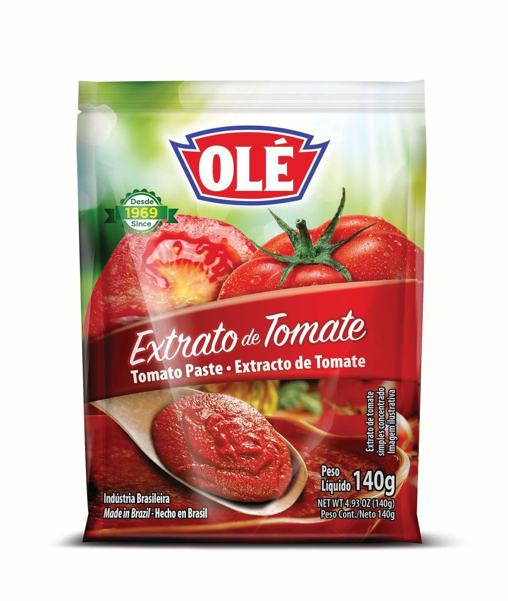 Extrato de Tomate Olé Simples Concentrado Sachê 140g image number 0