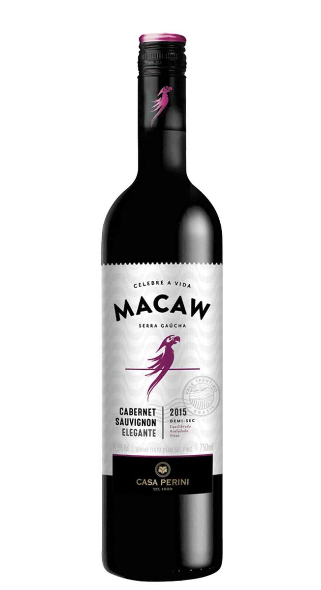 Vinho Tinto Seco Macaw Cabernet Sauvignon 750ml