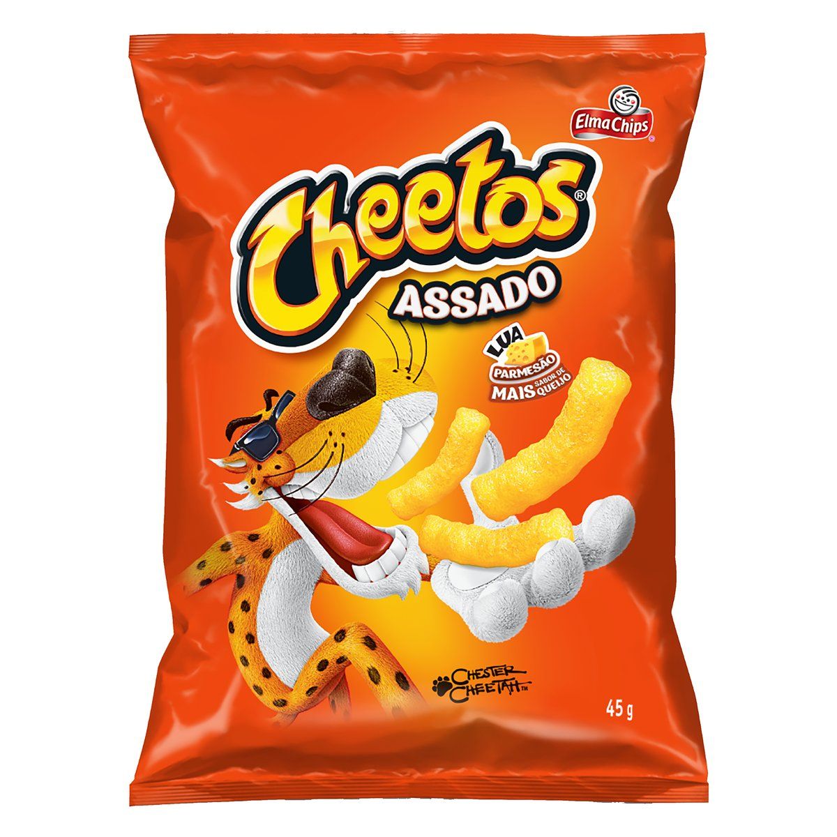 Salgadinho de Milho Lua Parmesão Elma Chips Cheetos Pacote 45g