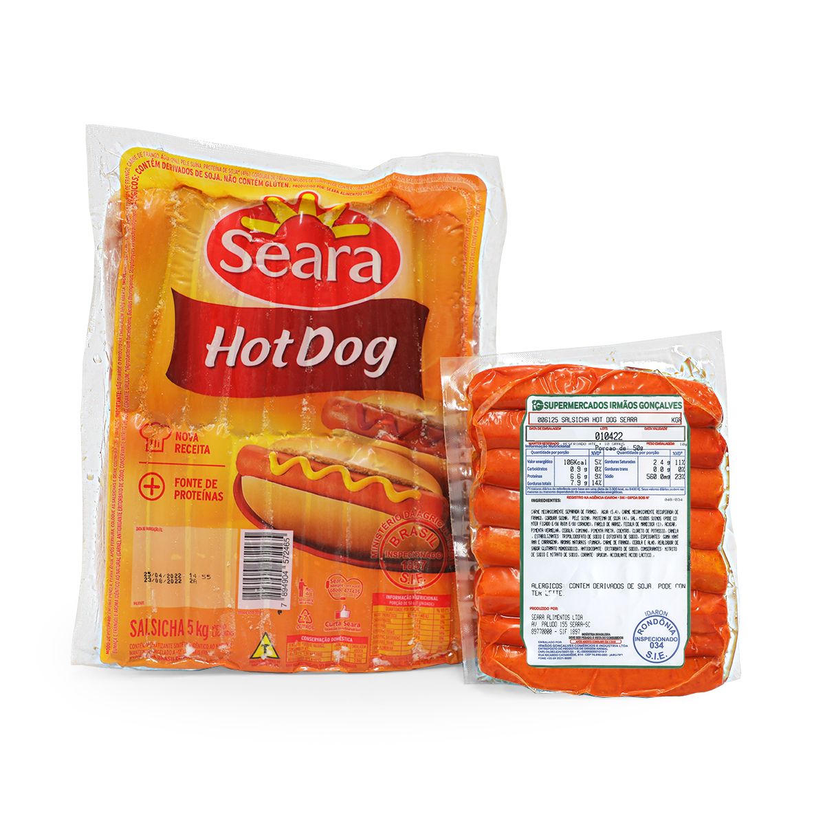 Salsicha Hot Dog Seara Aprox.420g image number 1