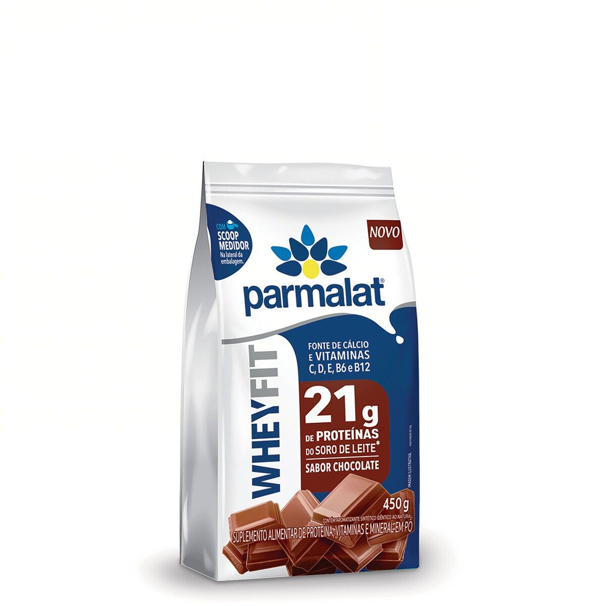Suplemento Proteico Pó Parmalat Chocolate 450g