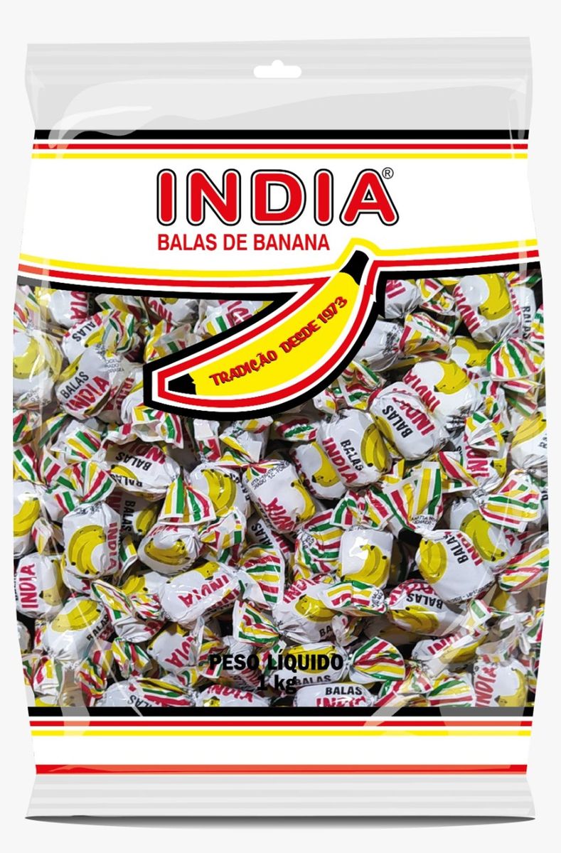 Bala de Banana India 1kg