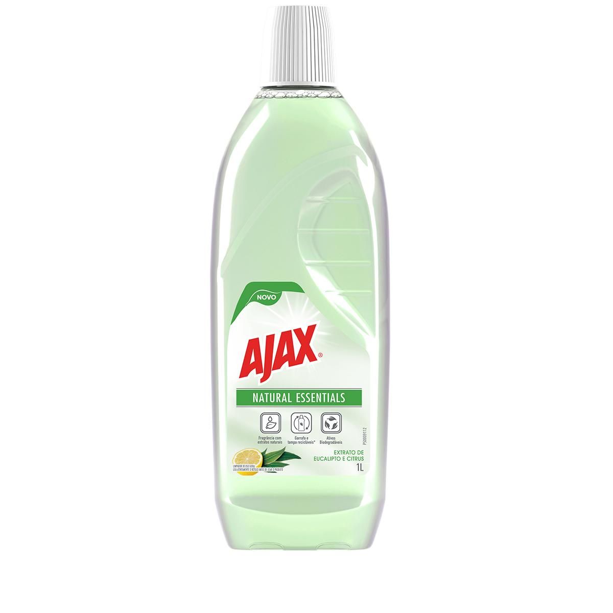 Limpador Diluível Ajax Naturals Eucalipto e Citrus 1L