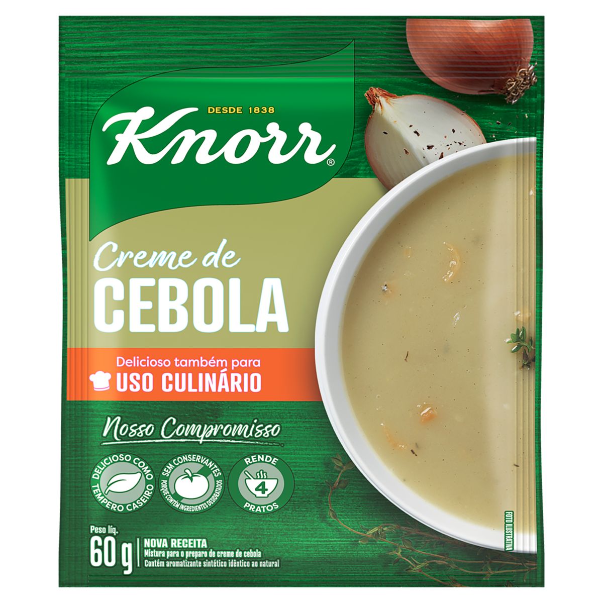 Creme Cebola Knorr 60g image number 0