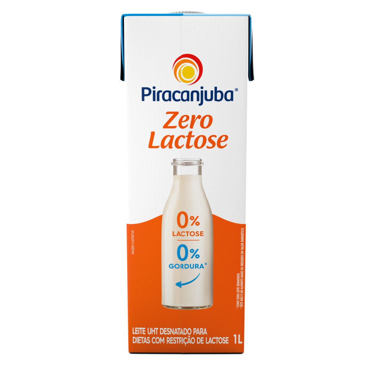 Leite Piracanjuba UHT Desnatado Zero Lactose 1l image number 3