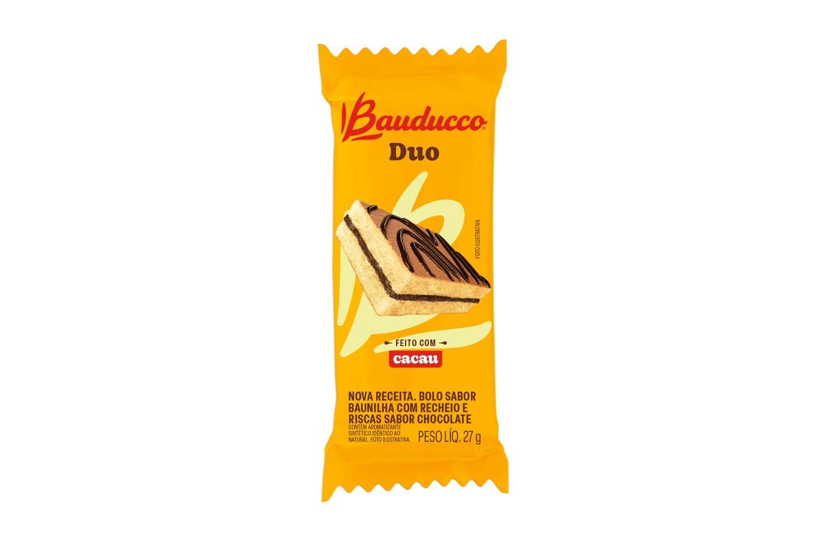 Bolinho Bauducco Duo Chocolate Pacote 27g