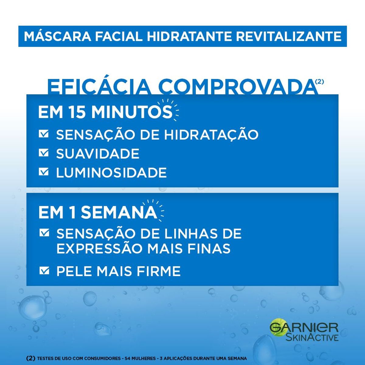Máscara Facial Garnier Hidra Bomb Romã Unidade image number 2