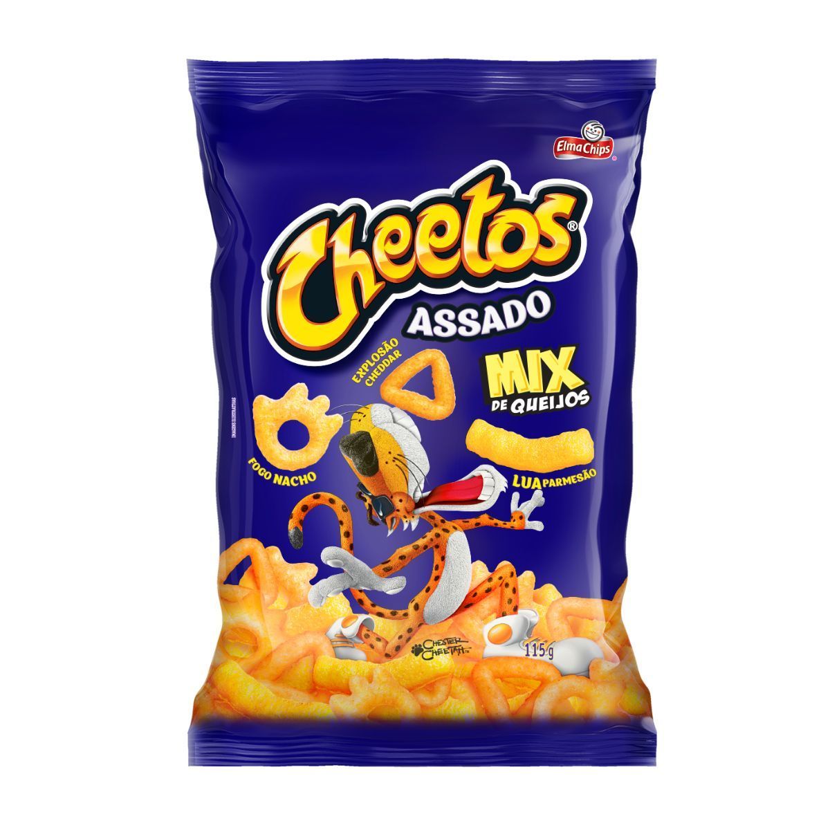 Salgadinho Cheetos Mix de Queijos Pacote 115g