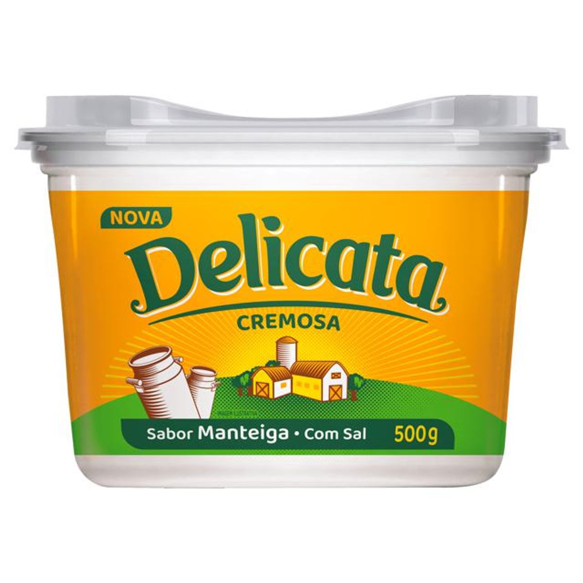 Margarina Cremosa Delicata com Sal 500g