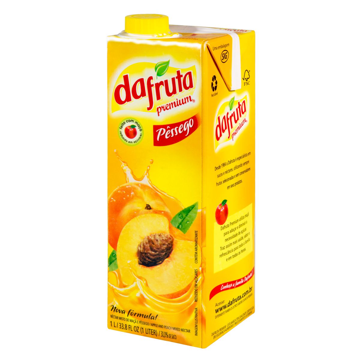 Néctar Pêssego Dafruta Premium Caixa 1l image number 2
