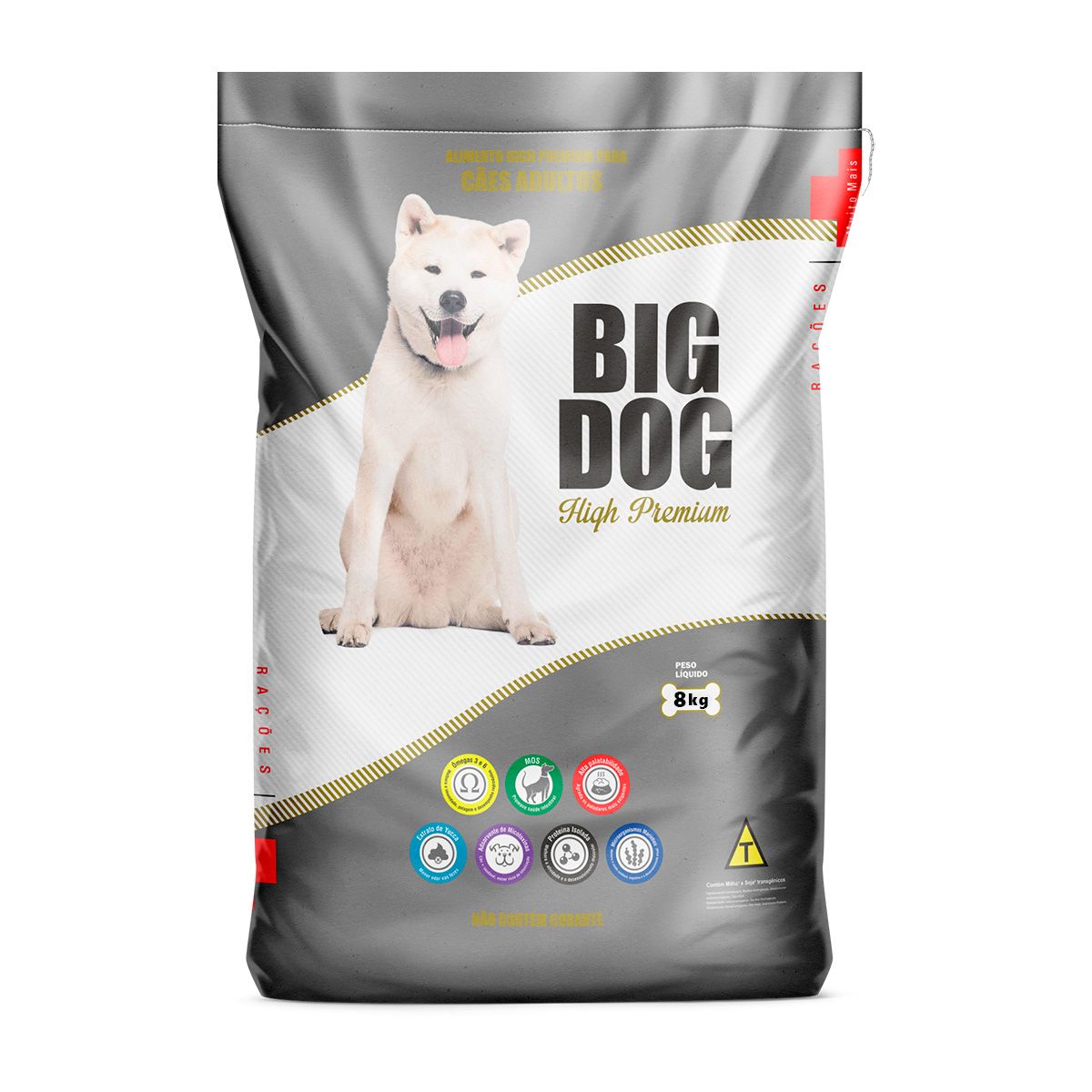 Alimento para Cães Adulto Big Dog High Premium 8kg