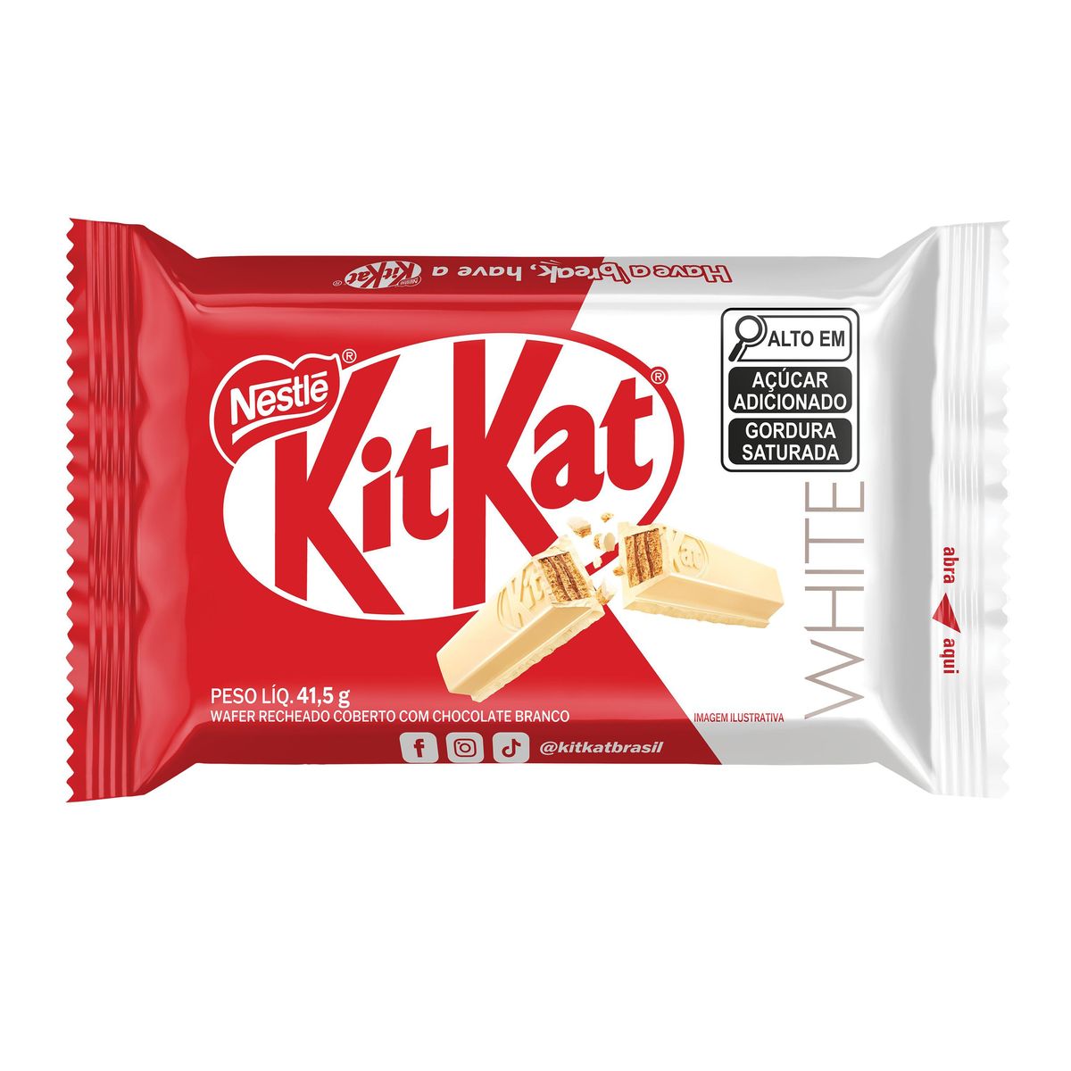 Chocolate KitKat White 41,5g image number 0