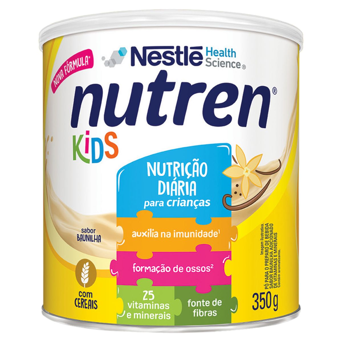 Complemento Alimentar Nutren Kids Baunilha 350g image number 0