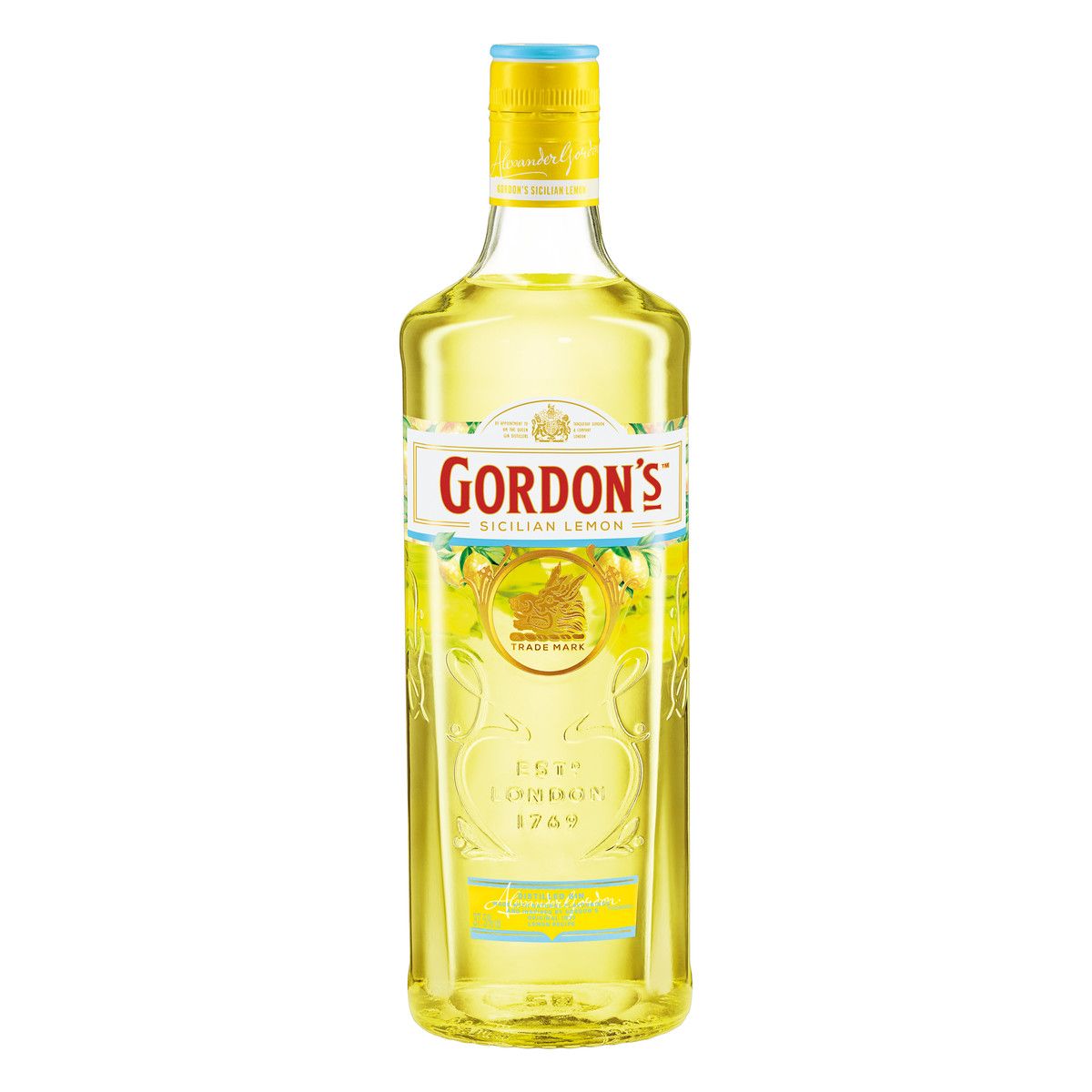 Gin London Dry Sicilian Lemon Gordon's Garrafa 700ml