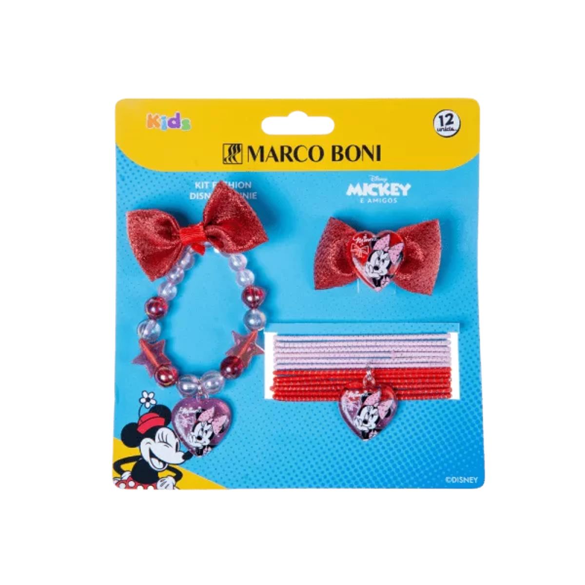 Kit Fashion Marco Boni Kids Disney Minnie 12 Peças
