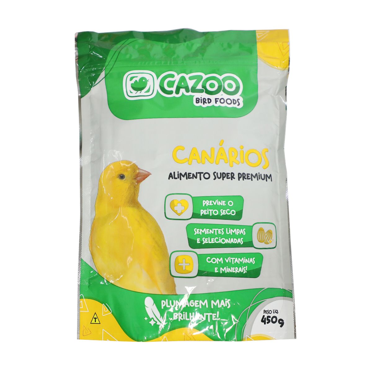 Alimento para Aves Cazoo Premium Canários 450g