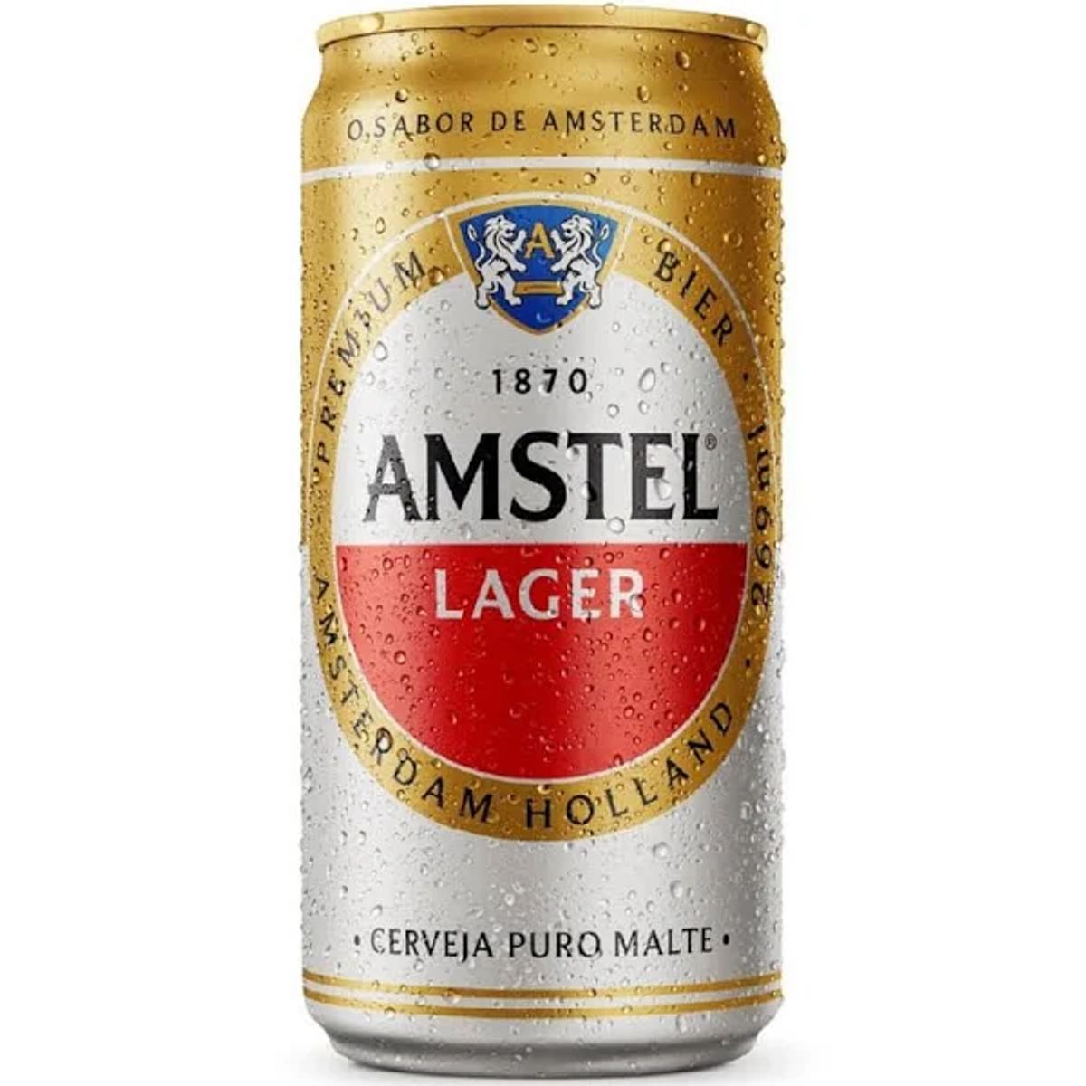 Cerveja Amstel Lager Puro Malte 269ml