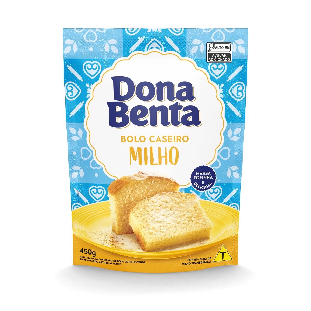 Mistura para Bolo Dona Benta Milho Sachê 450g