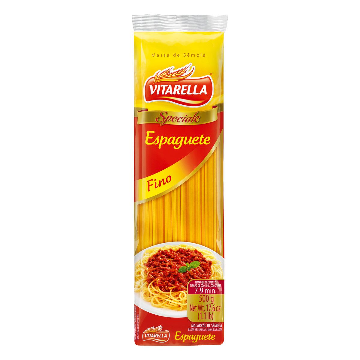 Macarrão Vitarella Sêmola Espaguete Fino Speciale 500g