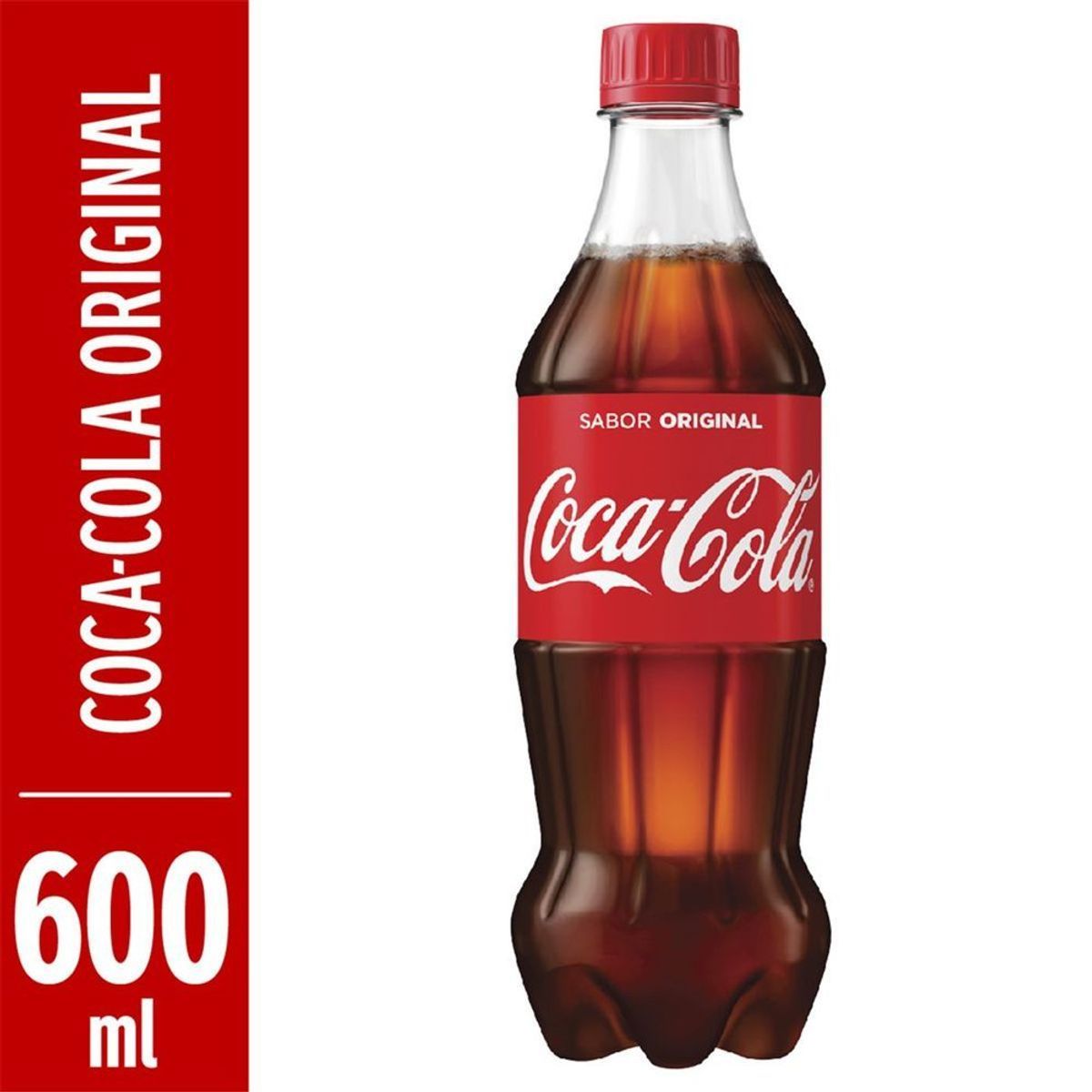 Refrigerante Coca-Cola Original Pet 600ML image number 1