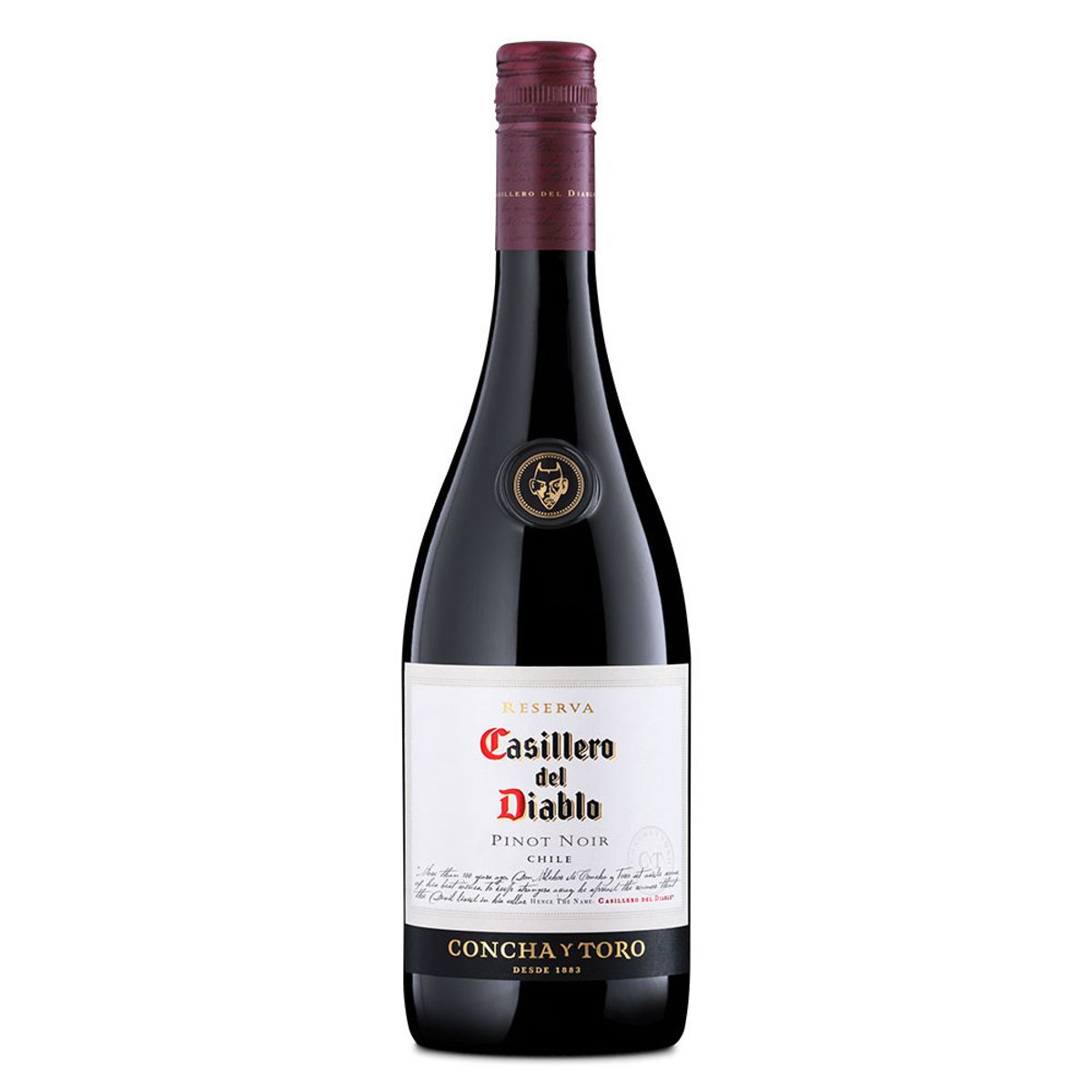 Vinho Chileno Tinto Seco Reserva Casillero del Diablo Pinot Noir Garrafa 750ml