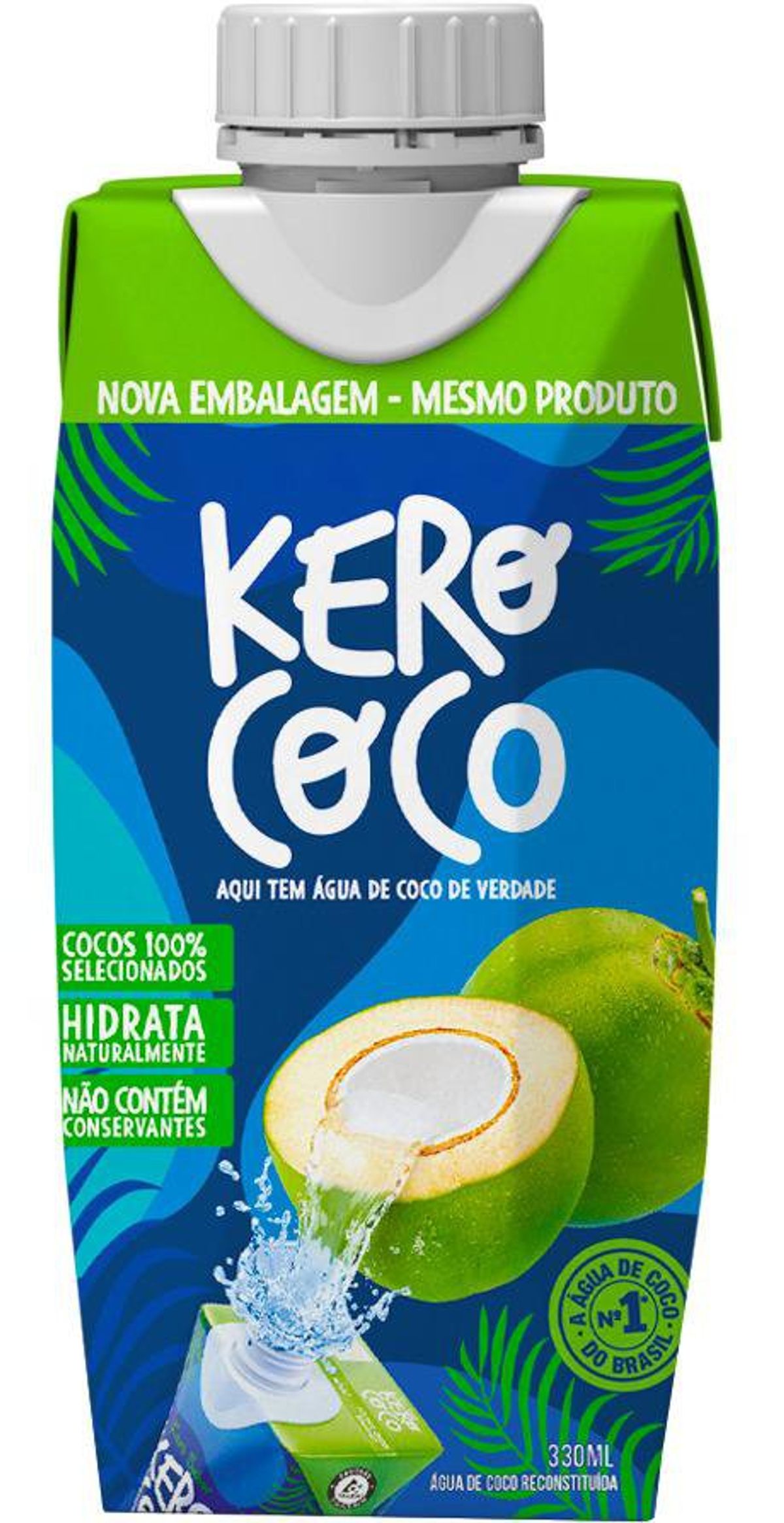 Água de Coco Kero Coco Esterilizada Caixa 330ml