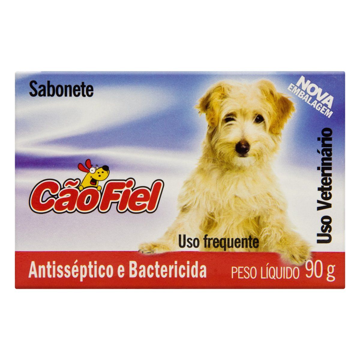 Sabonete Uso Veterinário Cão Fiel Antisséptico e Bactericida 90g