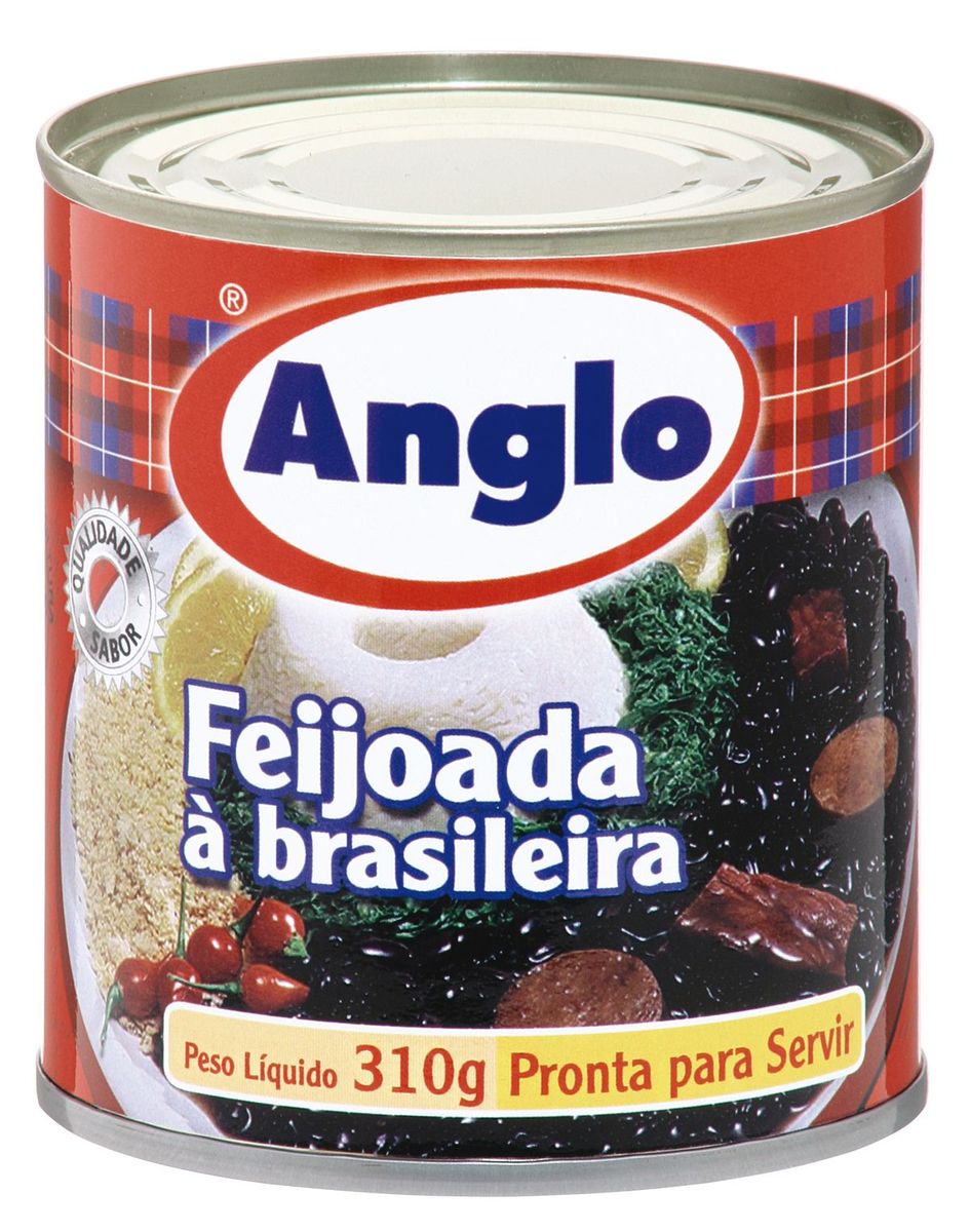 Feijoada Enlatada à Brasileira Anglo 310g