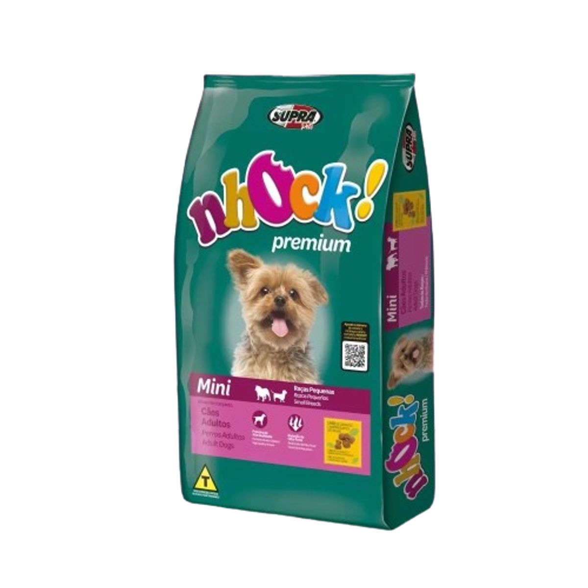 Alimento Nhock Cães Adultos Raças Pequenas Mini 10,1kg