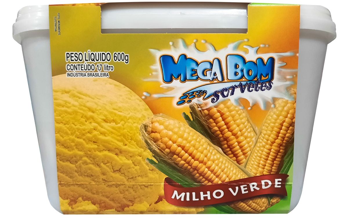 Sorvete Milho Verde Mega Bom 1,7L image number 0