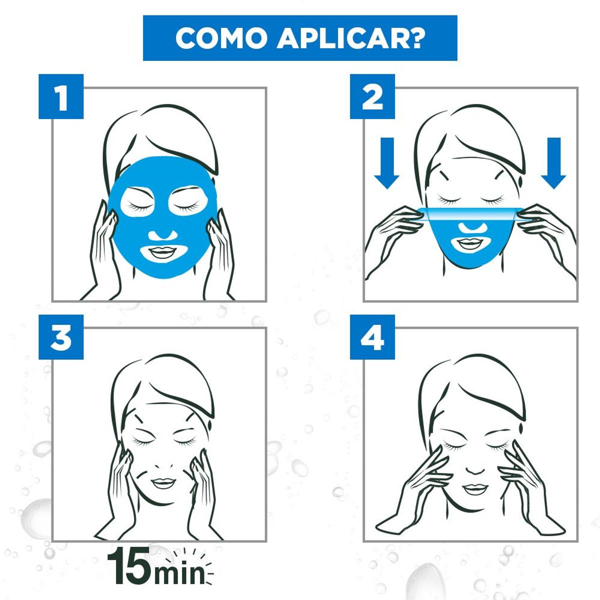 Máscara Facial Garnier Hidra Bomb Romã Unidade image number 4