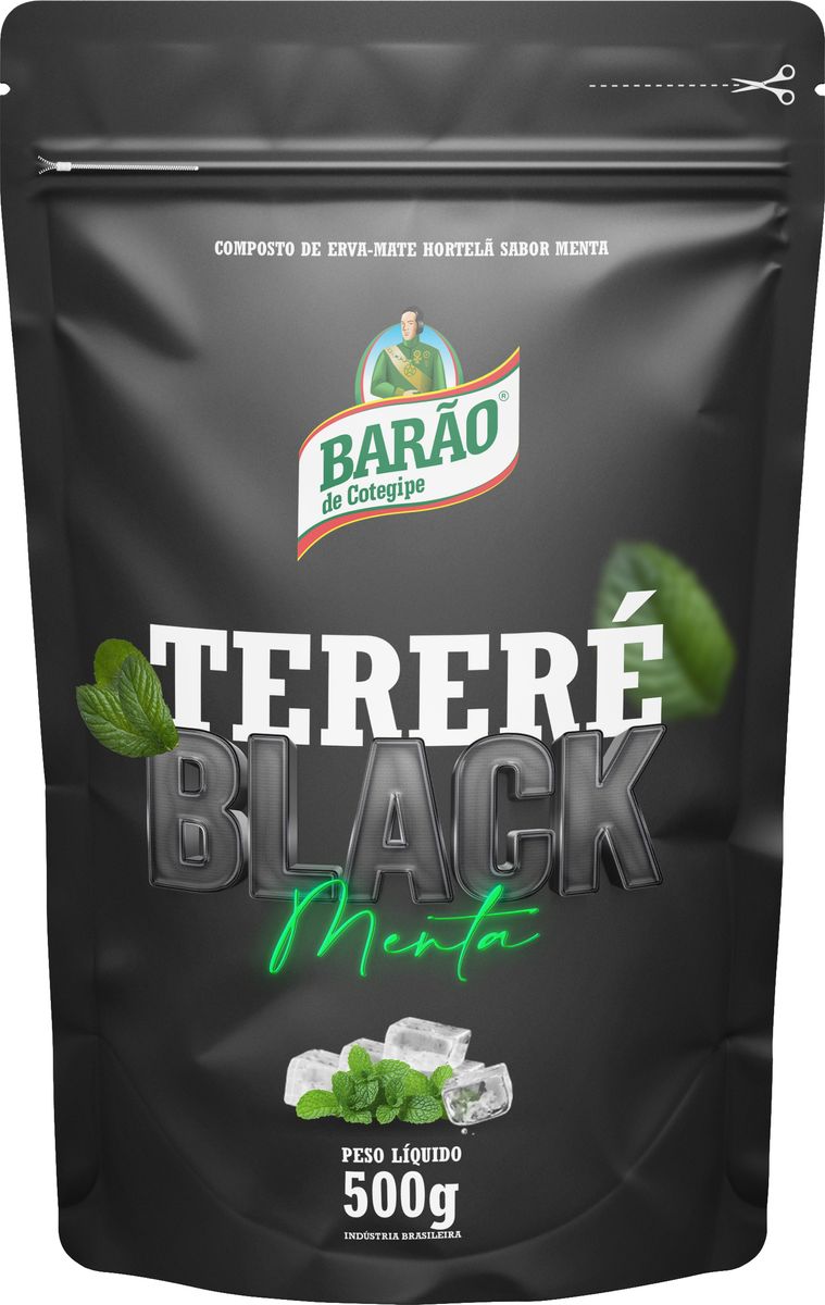 Erva Mate Barão Tereré Menta Black 500g image number 0